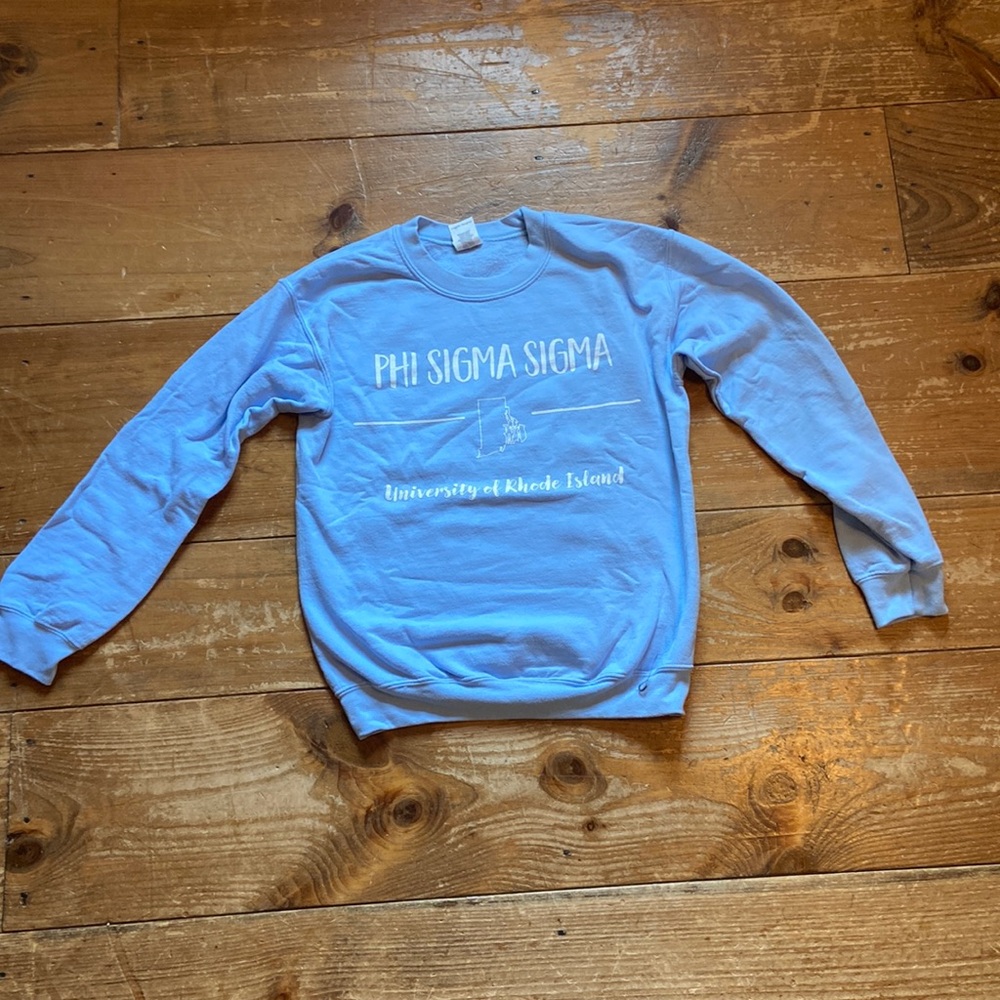 URI PHI SIGMA SIGMA - Light Blue Crewneck (Size S)